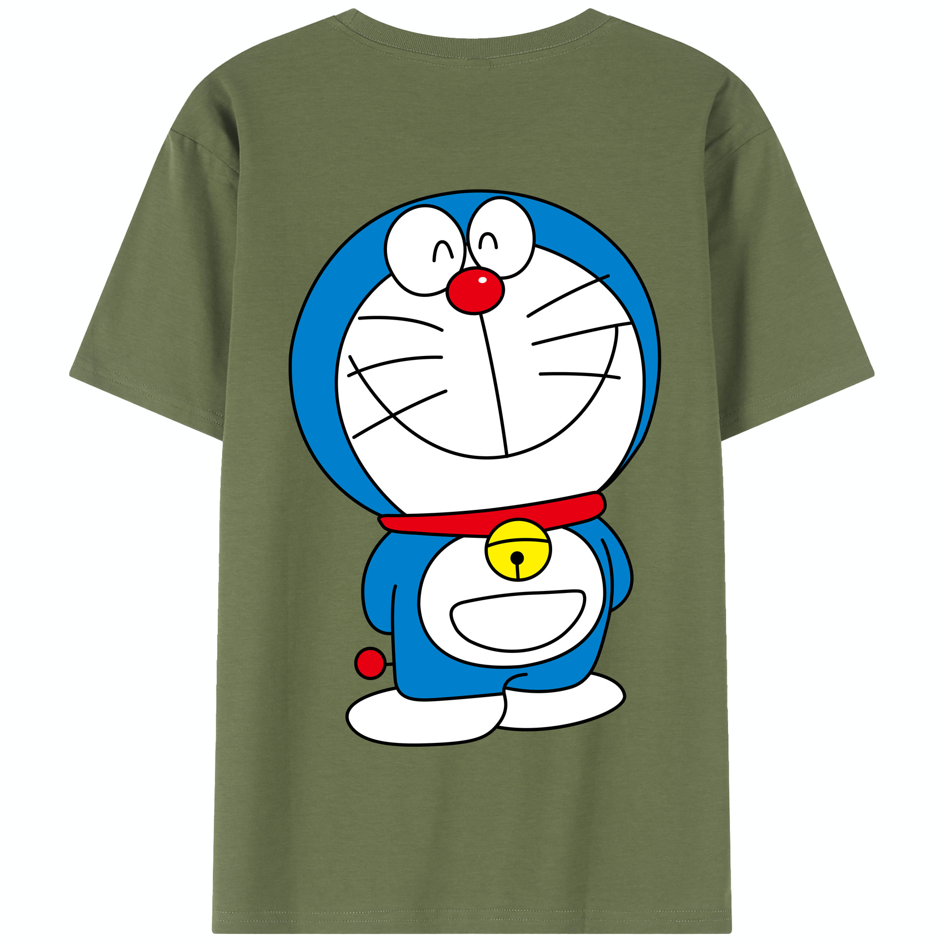 （画像用） ドラえもん Doraemon 綿100％半袖Tシャツ（背面プリント）